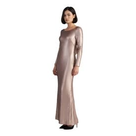 Naeem Khan Gold Sequin Gown — image 6