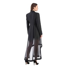Alexander Mcqueen Tuxedo Jacket Dress With Sheer Details — image 5