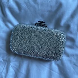 Jimmy Choo Beige Feather clutch bag — image 1