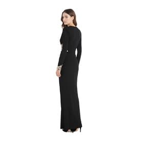 Alexander Mcqueen Black Gown With Embellished Details — image 4