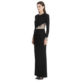 Alexander Mcqueen Black Gown With Embellished Details — image 6