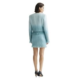 Balmain Blue Gradient Tweed Jacket And Dress — image 5