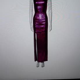 Galvan Crew Neck Long Dress — image 1