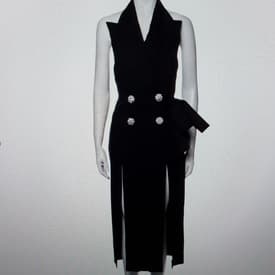 Attico V-neck Long Dress — image 1
