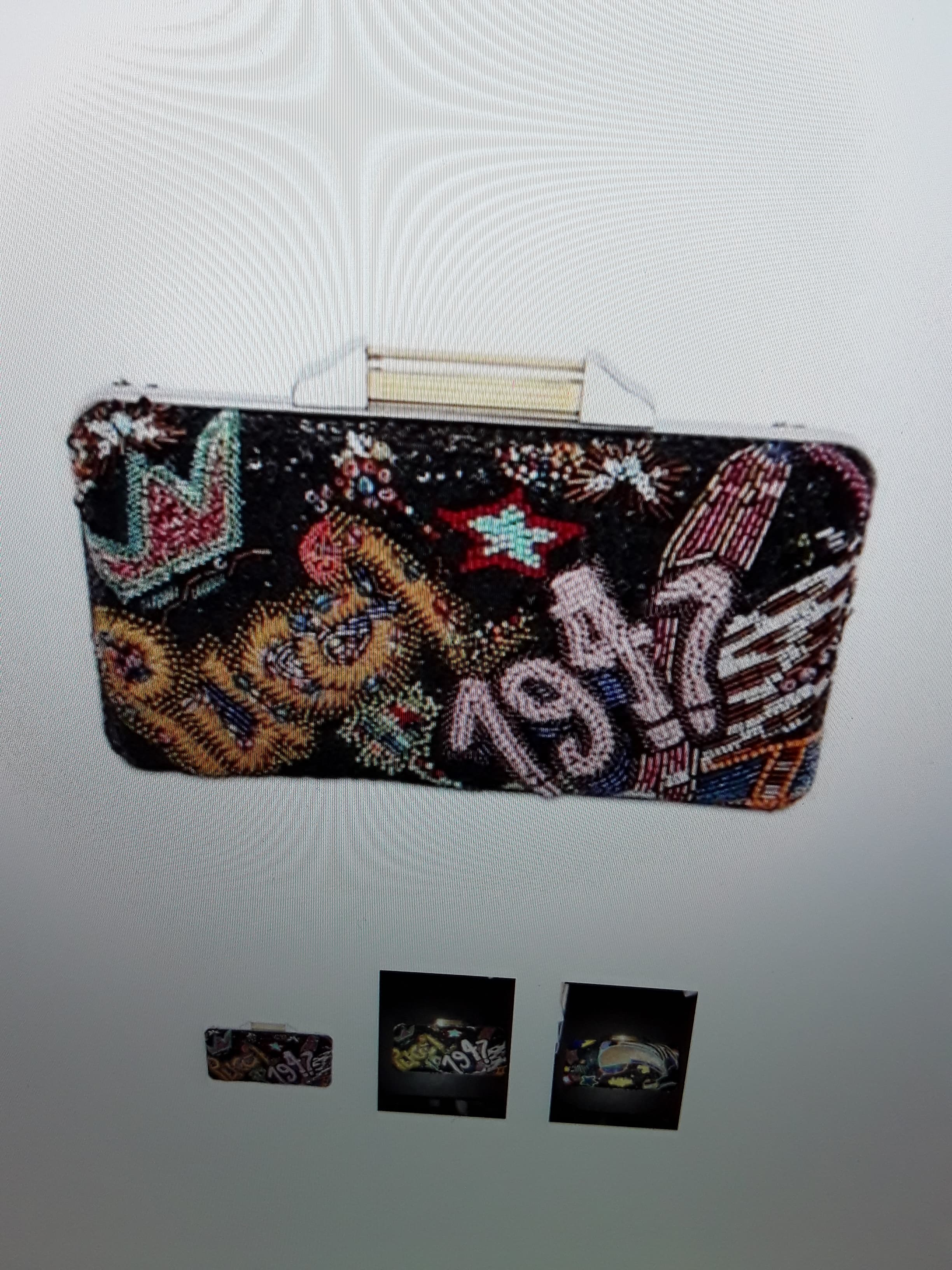 Emilio Pucci Beaded ‘1947’ Logo Clutch
