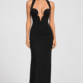 Versace Sweetheart Neckline Crossover Back Dress — image 2