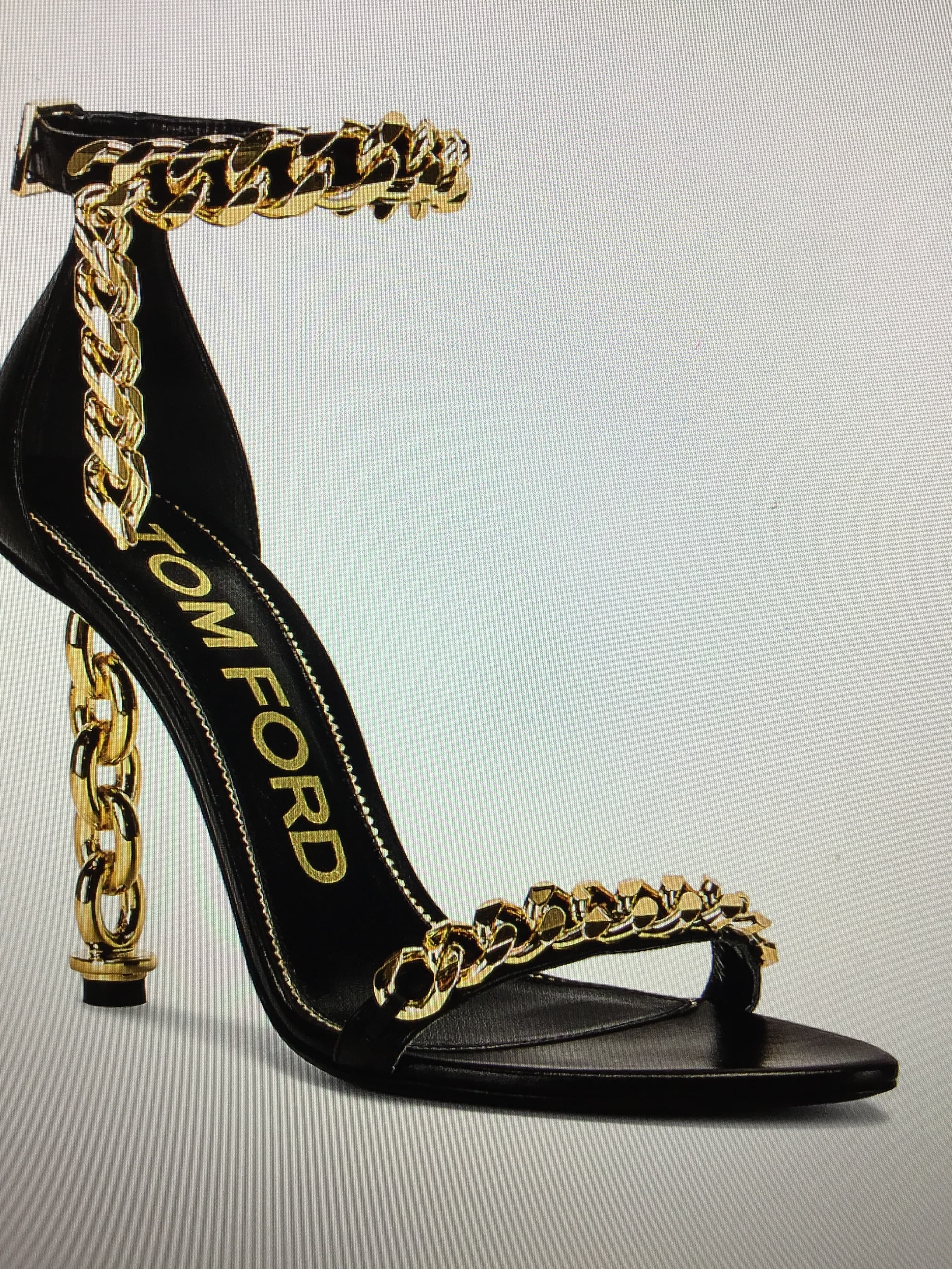 Tom Ford Chain Heel 105 Sandal