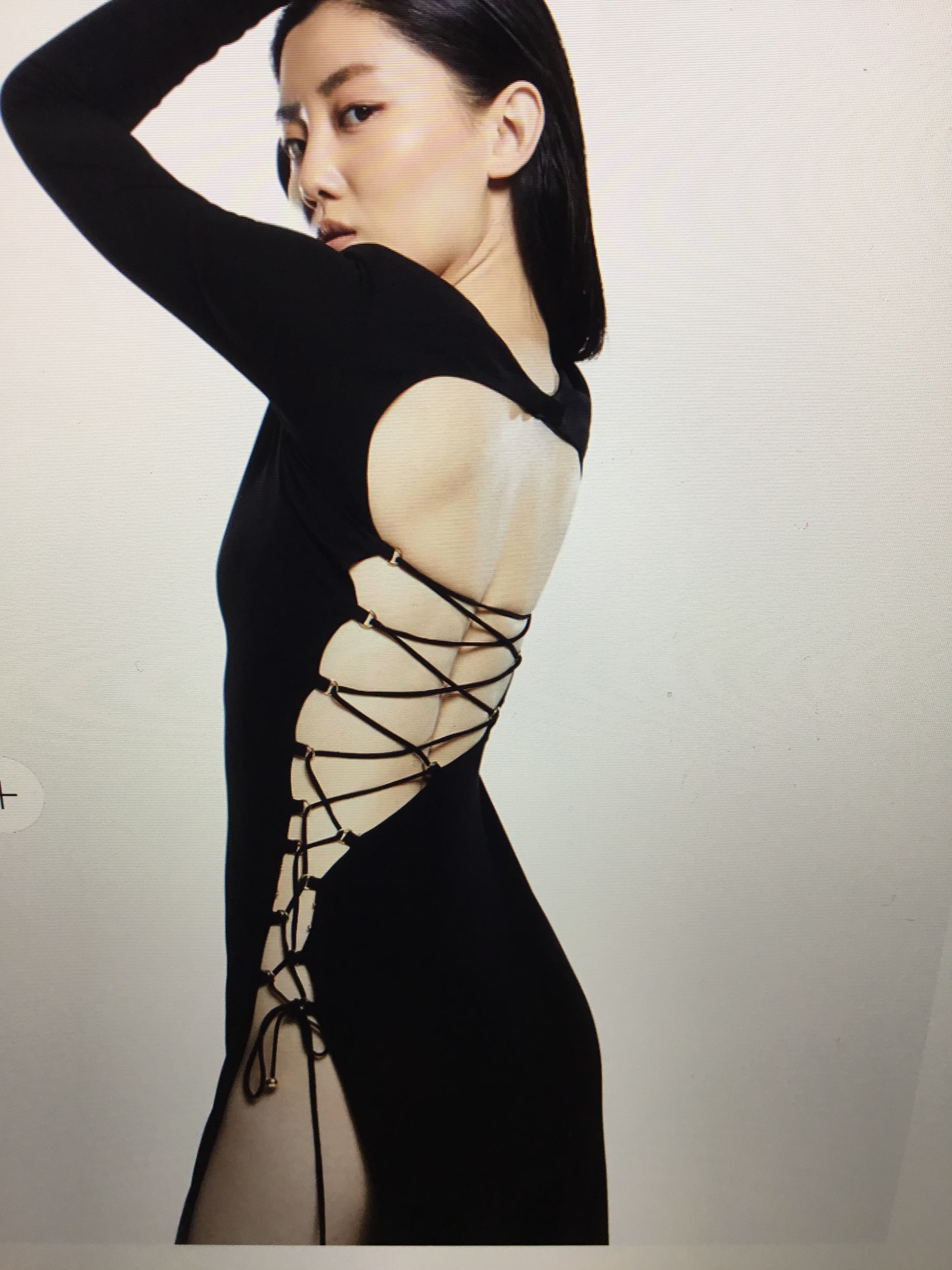 Dundas Nirvana Black Evening Gown