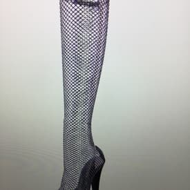 Saint Laurent Crystal Embellishments Sock Boots — image 1