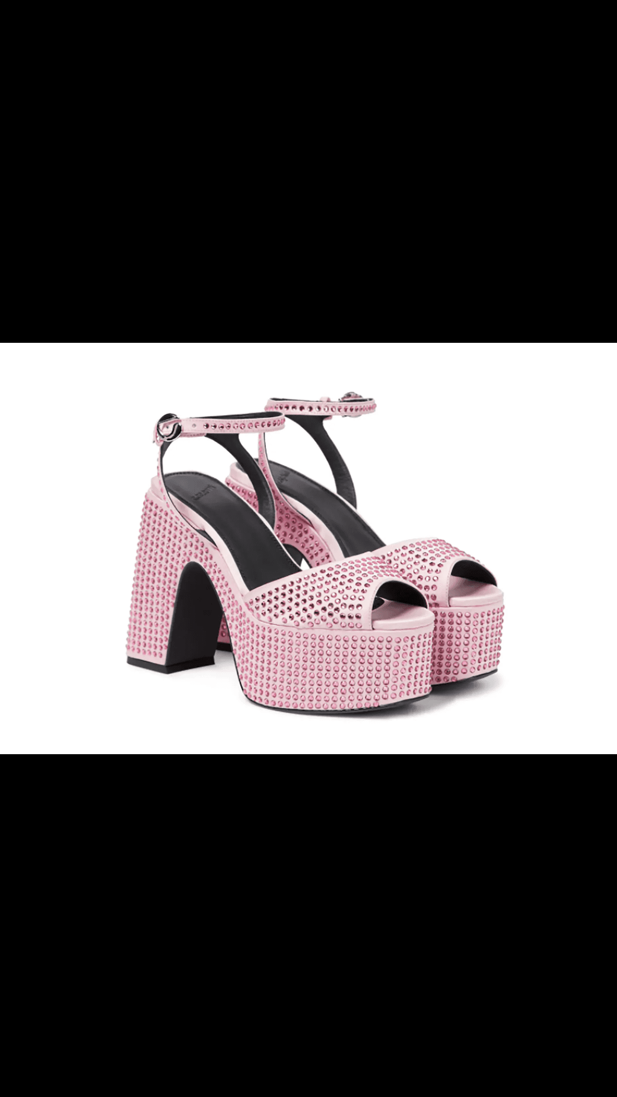 Coperni Crystal Platform Sandals