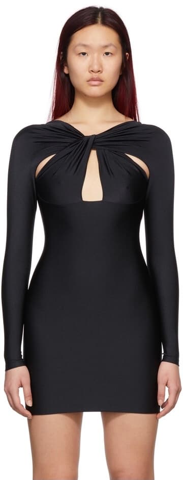 Coperni Cutout Draped Mini Dress