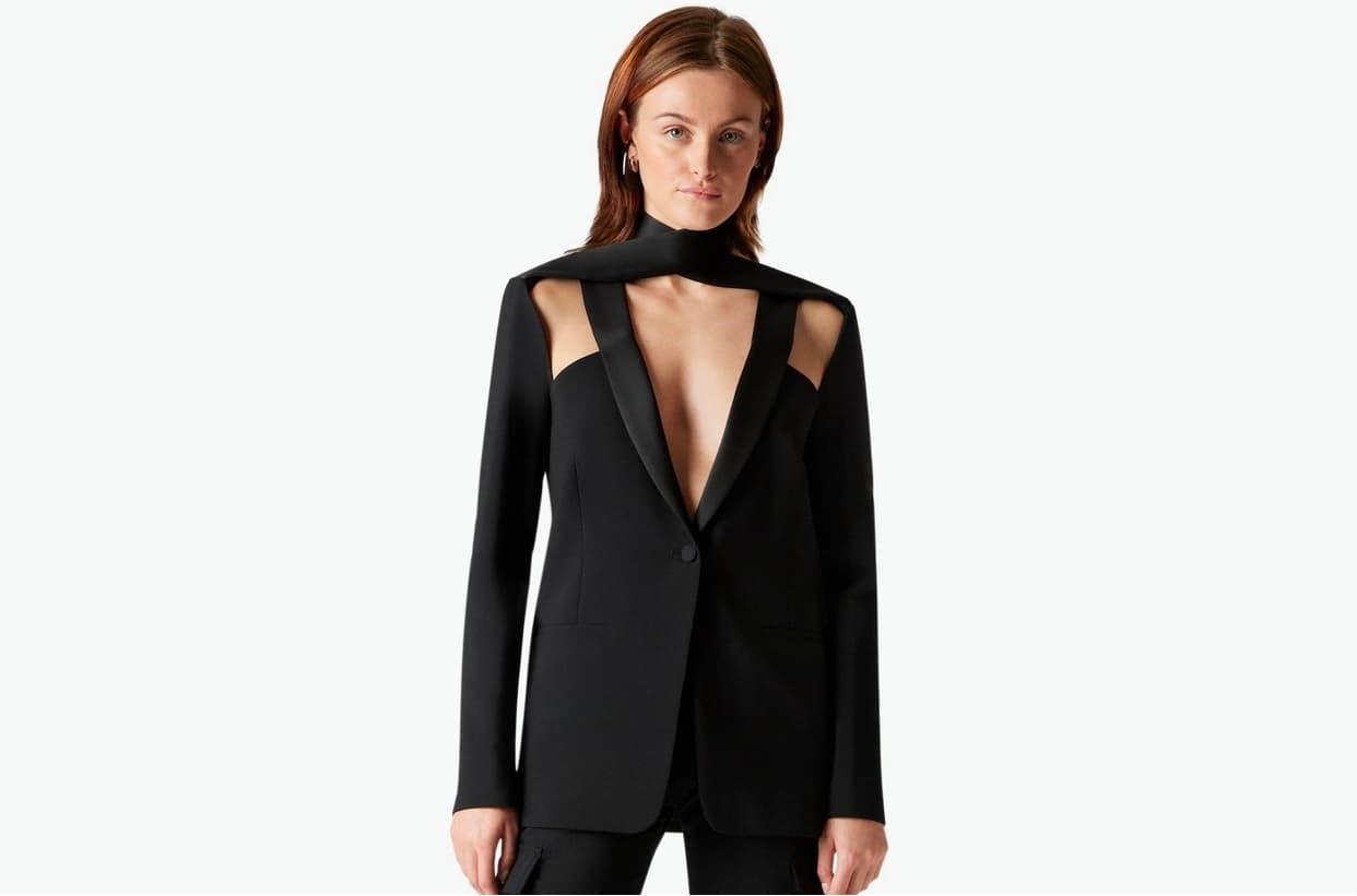 Coperni Giacca Coperni Cut Out Tailored Blazer