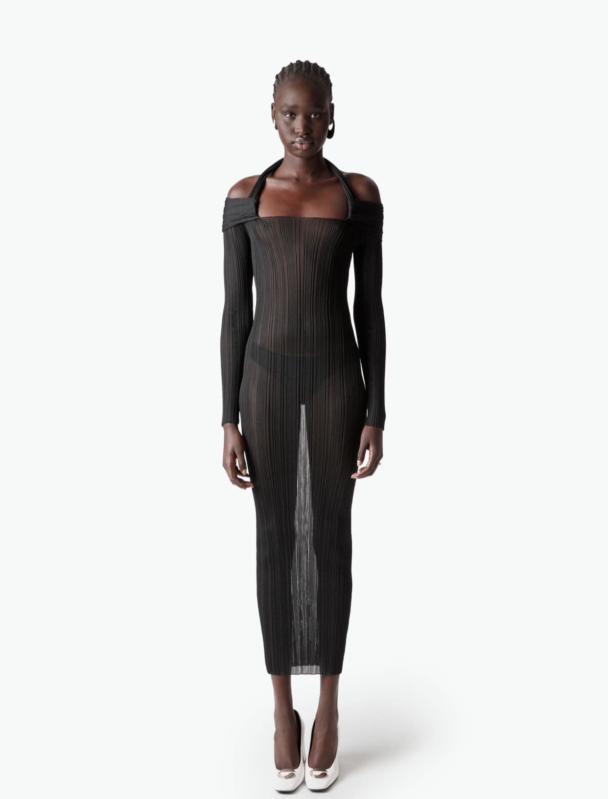 Coperni Sheer Knit Dress