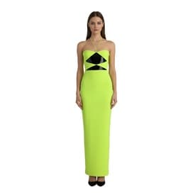 Alex Perry Neon Yellow Cut Out Gown — image 2