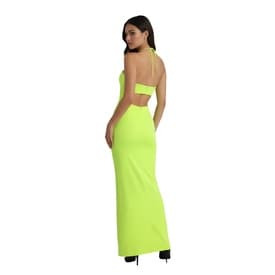 Alex Perry Neon Yellow Cut Out Gown — image 5