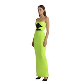 Alex Perry Neon Yellow Cut Out Gown — image 6