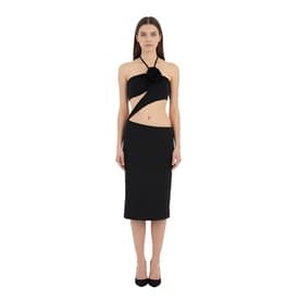 Magda Butrym Black Cutout Dress — image 2