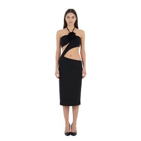 Magda Butrym Black Cutout Dress — image 3