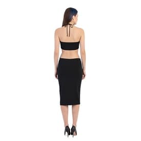 Magda Butrym Black Cutout Dress — image 4