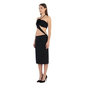 Magda Butrym Black Cutout Dress — image 6