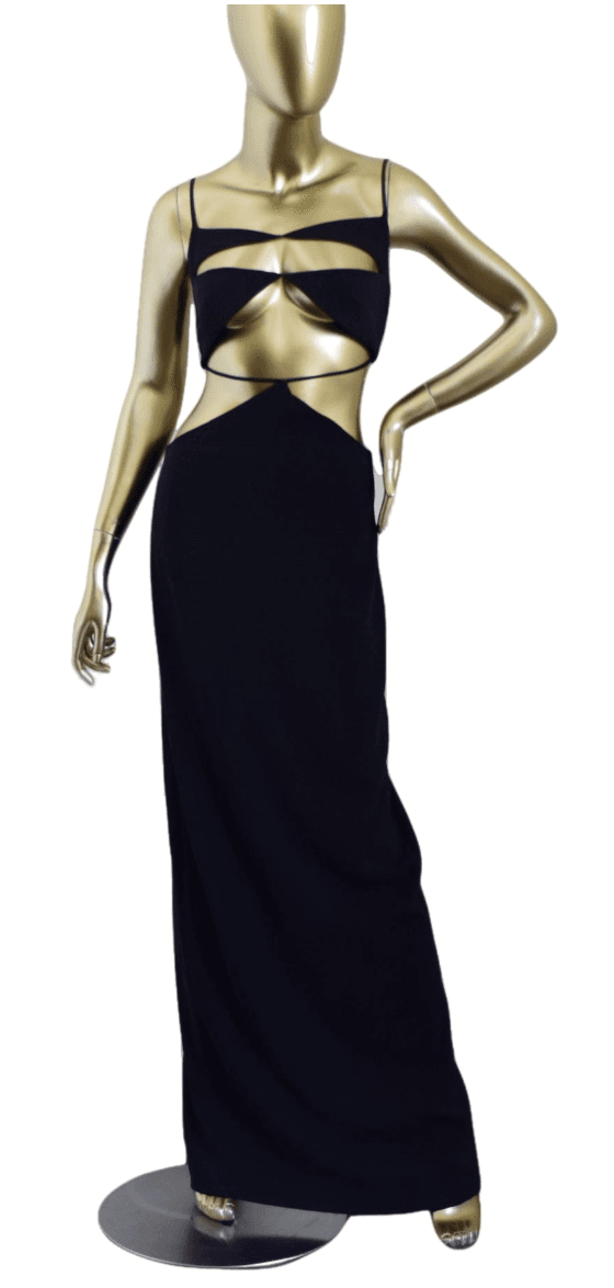 Monot Black Cutout Gown
