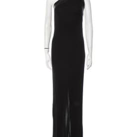 Gucci Leather-trimmed One Shoulder Dress — image 2
