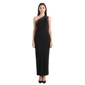 Gucci Leather-trimmed One Shoulder Dress — image 5