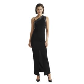 Gucci Leather-trimmed One Shoulder Dress — image 6