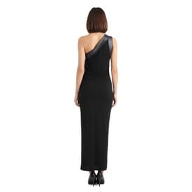 Gucci Leather-trimmed One Shoulder Dress — image 8