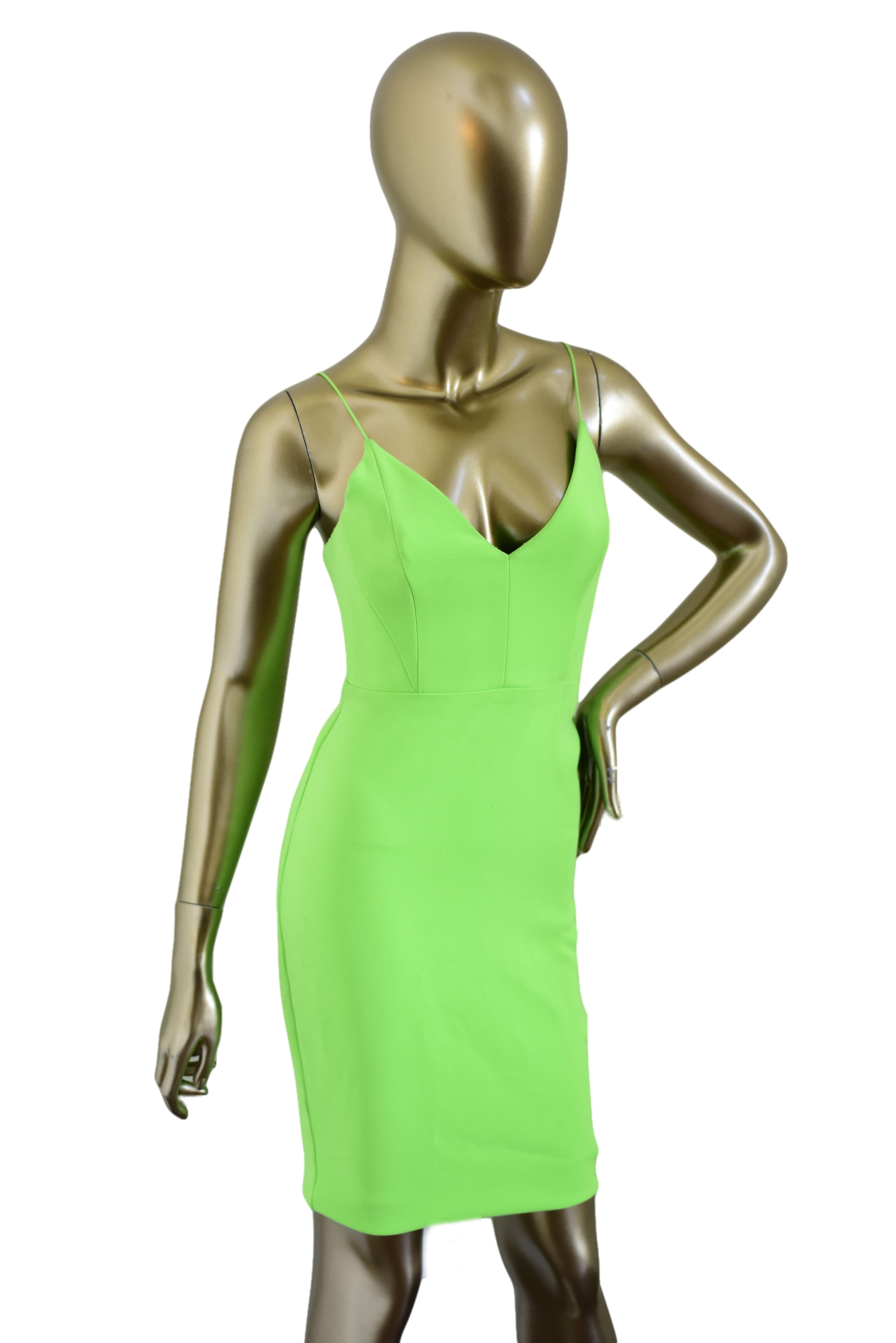 Alex Perry Green Strappy Dress Size 0
