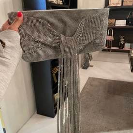 Cult Gaia Embellished Bow Clutch — image 1