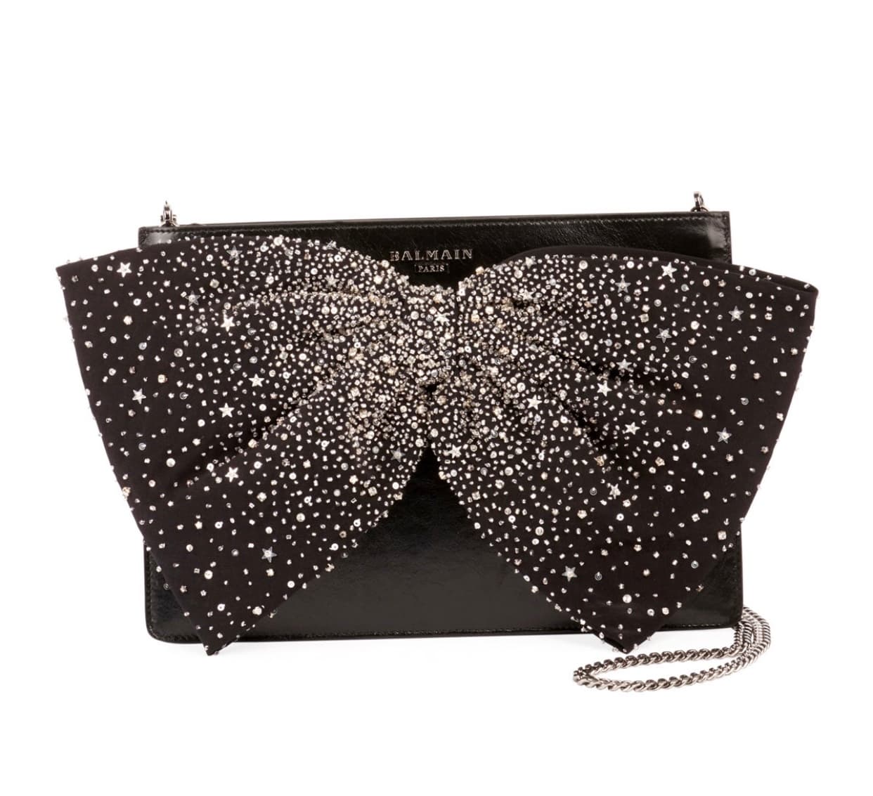 Balmain Bow Clutch Bag