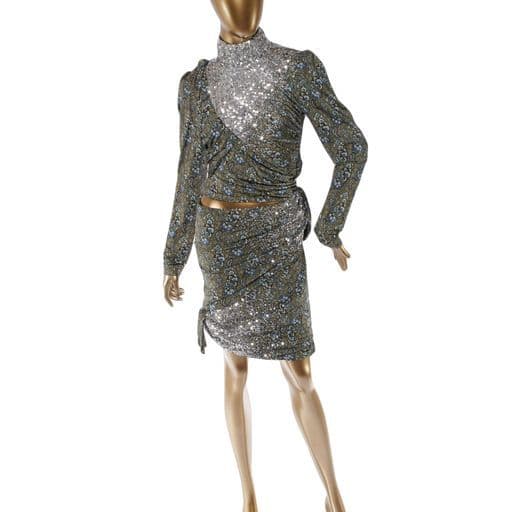 Altuzarra Sequin Floral Dress