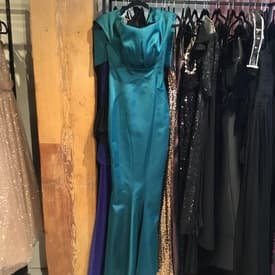 Zac Posen Green Mermaid Gown — image 1