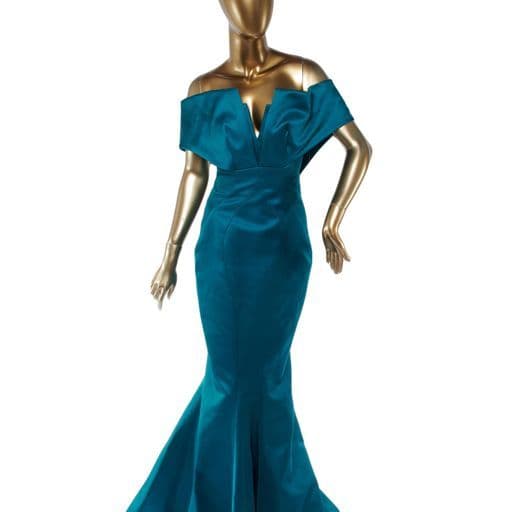 Zac Posen Green Mermaid Gown