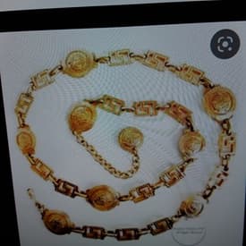 Gianni Versace Medusa Gold Chain Belt — image 1