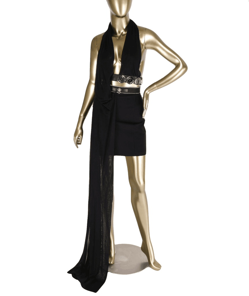 Versace Versus Black Cutout Dress 4