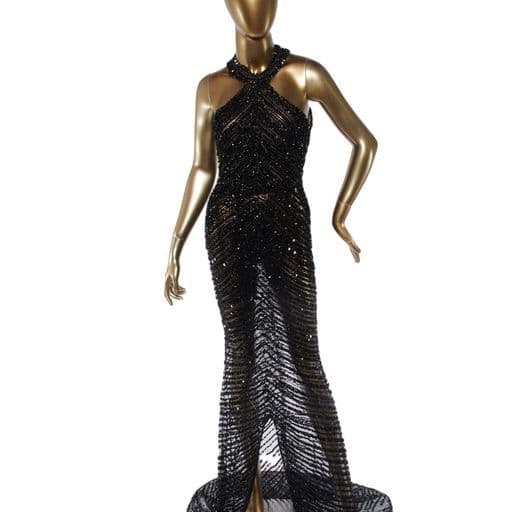 Albina Dyla Beaded Gown