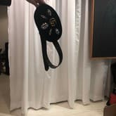 Gucci Black Velvet Fanny Pack With Rhinestones — image 1