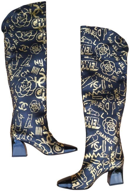 Chanel New York Graffiti Boot
