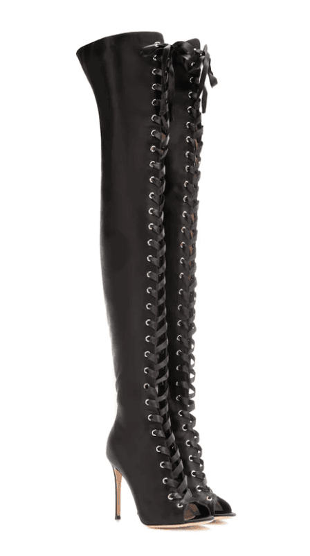 Gianvito Rossi Leather Lace-up Boot
