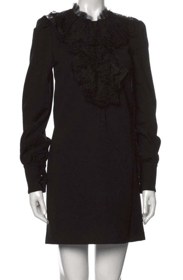 Gucci Mock Neck Mini Dress