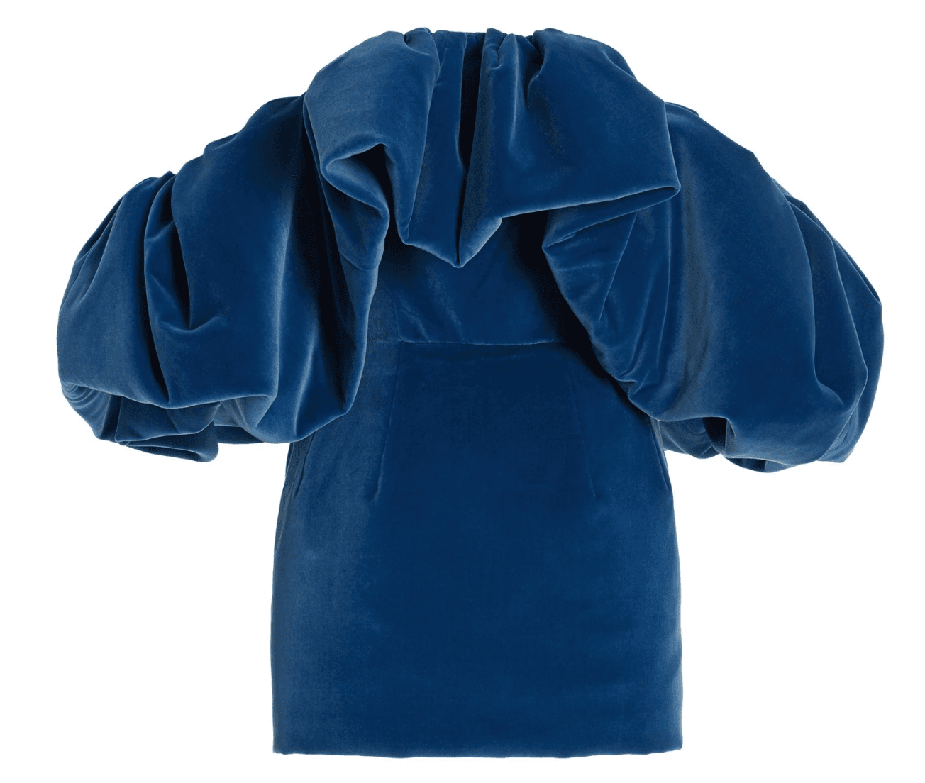 Oscar De La Renta Velvet Ruffle Mini