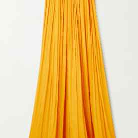 Lanvin Ruffled Charmeuse Gown — image 1