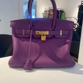 Hermes Birkin Purple Bag — image 1