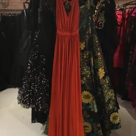 Alaia Orange Long Dress — image 1