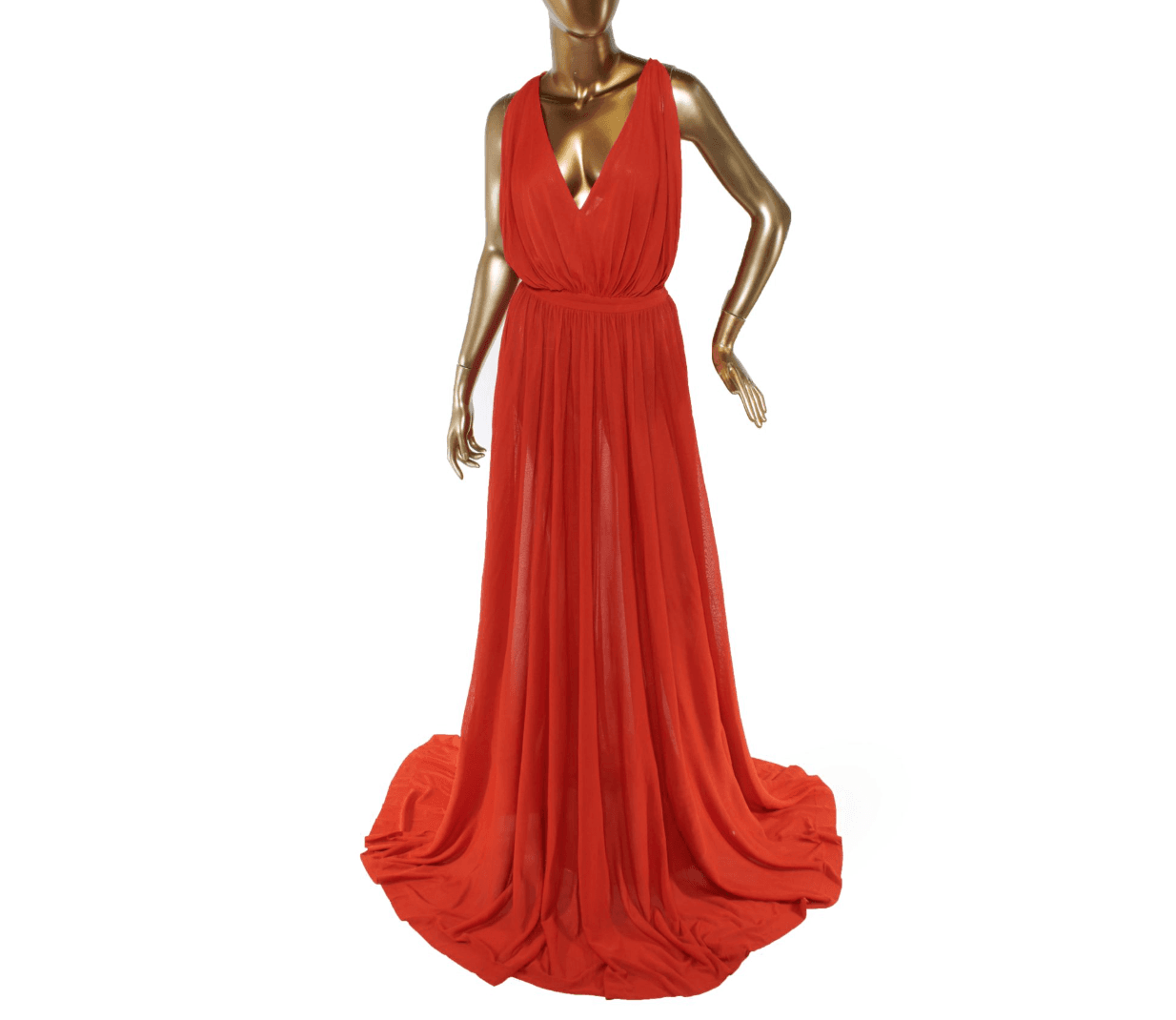 Alaia Orange Long Dress