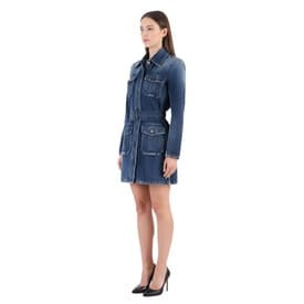Saint Laurent Denim Long Sleeve Dress — image 6