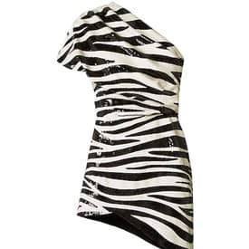 Saint Laurent One-shoulder Asymmetric Sequin Crepe Mini Dress — image 1
