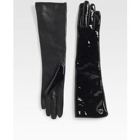 Prada Patent Leather Gloves — image 1